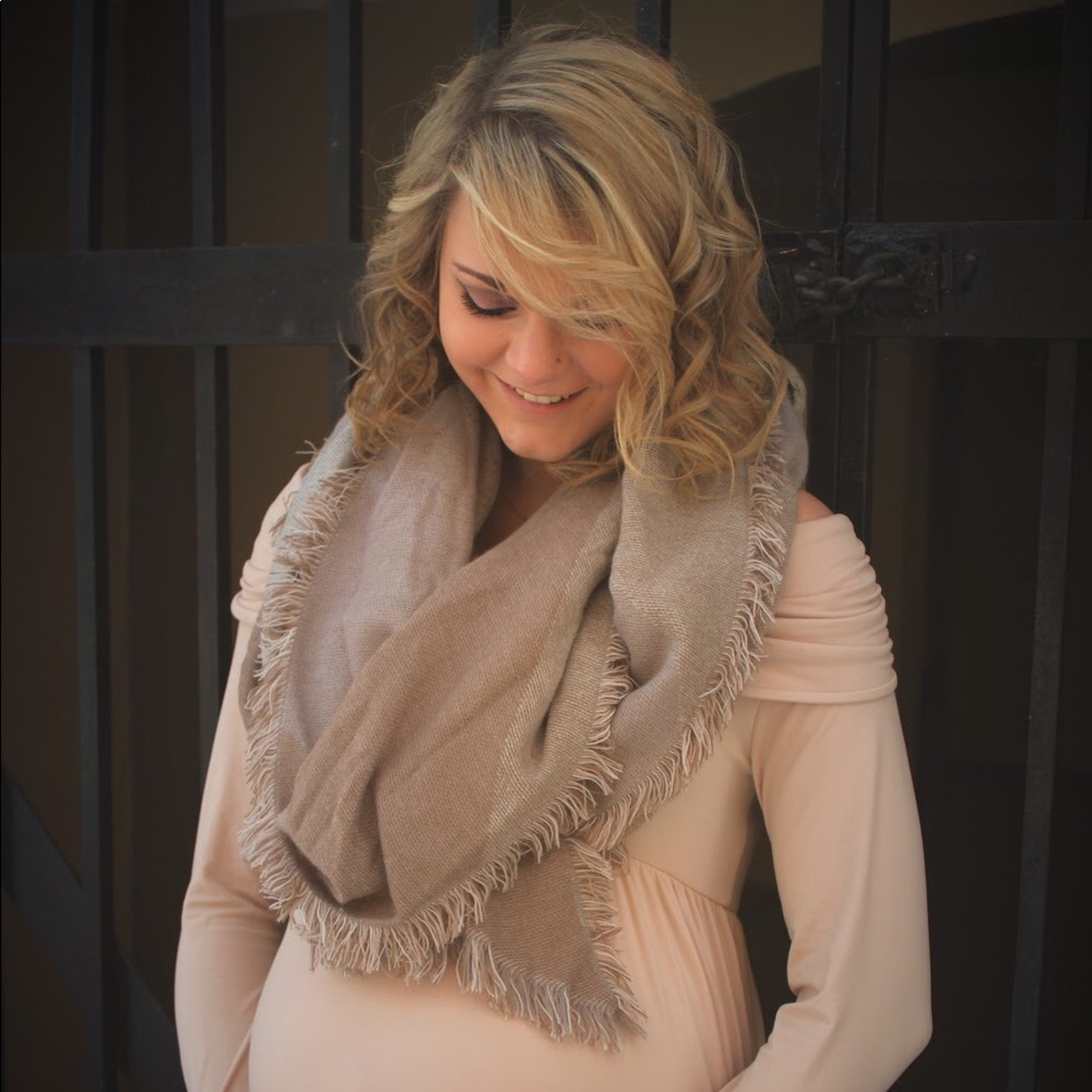 Toffee maternity off-shoulder dress